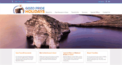 Desktop Screenshot of gozoprideholidays.com